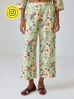 Ancestry - Linen Floral Printed Pants