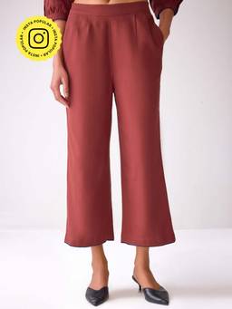 Ancestry - Brown Straight-Fit Pants