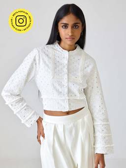 Ancestry - Sheesha Ivory Top