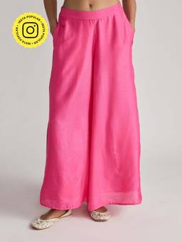 Ancestry - Pink Solid Palazzo