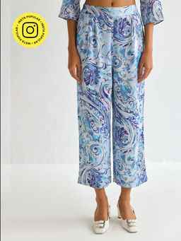 Ancestry - Modal Satin Paisley Printed Pant