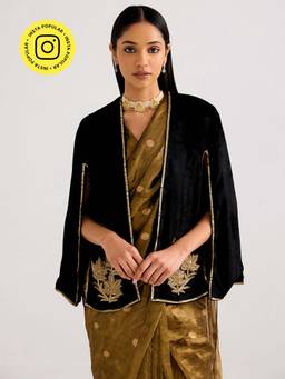 Ancestry - Masakkali Black Velvet Jacket