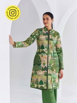 Ancestry - Forest Green Quilted Jacket