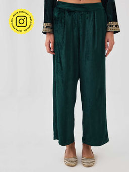 Ancestry - Green Velvet Pant