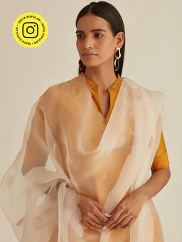 Ancestry - Mohur Pure Organza Silk Dupatta