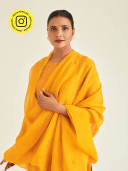 Ancestry - Kesari Dupatta