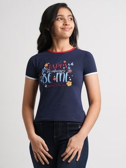 Beverly Hills Polo Club - Happy To Be Me Ringer T-Shirt