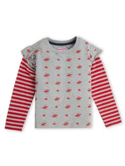 Beverly Hills Polo Club - Stars Galore Fashion T-Shirt-Grey