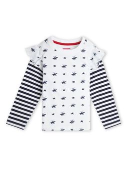 Beverly Hills Polo Club - Stars Galore Fashion T-Shirt-White