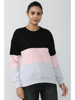 Van Heusen - Womens Colorblock Multicoloured Sweatshirt
