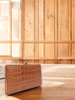 LODIS - Brown Quinn Leather Clutches