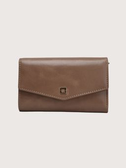 LODIS - Brown Monica Large Flap Wallets With Card Cases