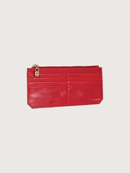 LODIS - Red Tribeca Slim Wallets With Card Cases