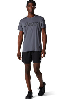 ASICS - Silver Grey Mens T-shirts
