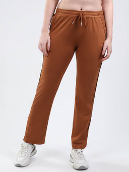 Monte Carlo - Women Regular Fit Brown Solid Pant