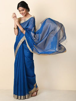 Fabindia - Cotton Silk Chanderi Sari