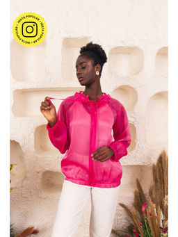 House of Fett - Pink Vesta Windcheater Jacket