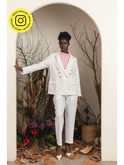 House of Fett - White Rochester Tailored Pants