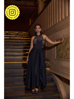 House of Fett - Black Rose Gown