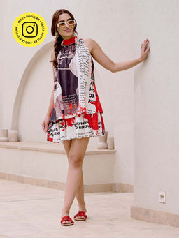 House of Fett - Headliner Halter Neck Dress