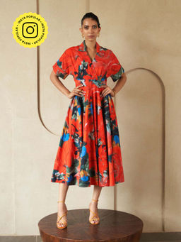 House of Fett - Cherry Collins Dress - Multi-Color