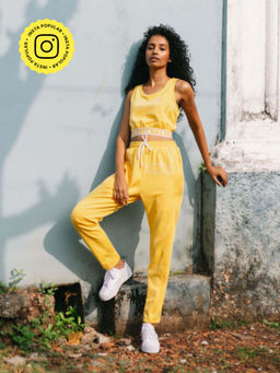 House of Fett - Viva Crop Top - Yellow