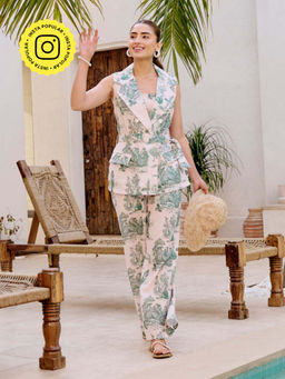 House of Fett - Josas Toile Printed Coat - Multi-Color