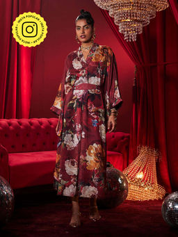 House of Fett - Divine Dahlia Dress - Multi-Color