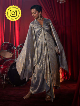 House of Fett - Venus Buckel Gown - Blue