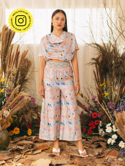 House of Fett - Caspian Blue Top with Pant Co-Ords