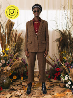 House of Fett - Diana Brown Coat with Pant Co-Ords