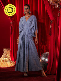 House of Fett - Womens Gili Blue Jumpsuit