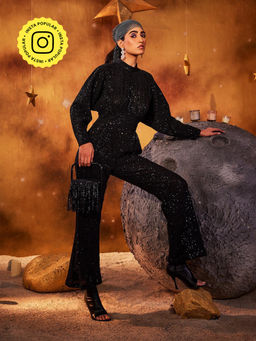 House of Fett - Womens Cosmic Black Jumpsuit