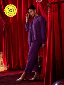House of Fett - Womens Bloomingdale Purple Pant
