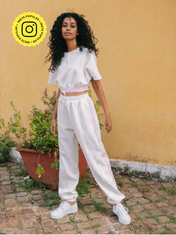 House of Fett - Masterpiece White Scuba Solid Co-Ord Set