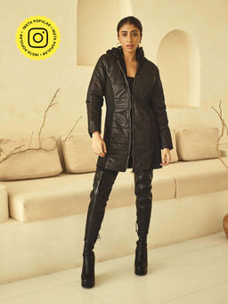 House of Fett - Winter verse Black Puffer Jacket