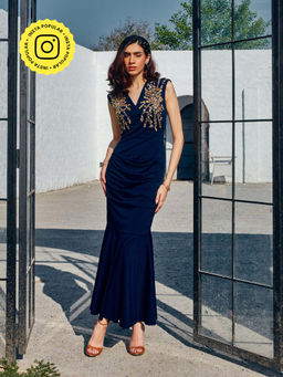 House of Fett - Blue Palais Gown