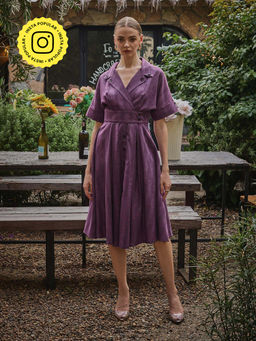 House of Fett - Roxo Collar Cotton Dress