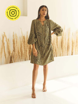 House of Fett - Fern Embroidered Dress