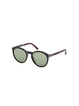 Tom Ford Eyewear - Men Green Lens Full Rim Sunglasses - FT1021 51 01N (51)