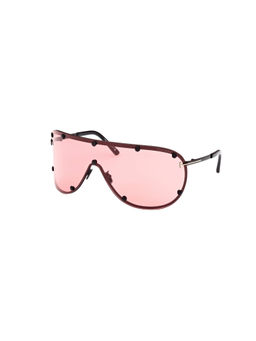 Tom Ford Eyewear - Women Pink Lens Full Rim Sunglasses - FT1043 00 02S (50)