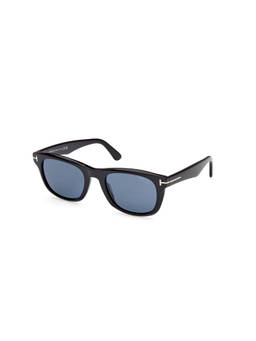 Tom Ford Eyewear - Men Blue Lens Full Rim Sunglasses - FT1076 54 01M (54)
