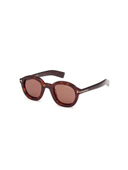 Tom Ford Eyewear - Men Brown Lens Full Rim Sunglasses - FT1100 46 52E (46)
