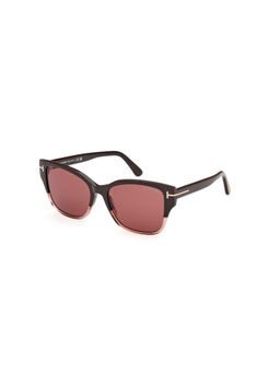 Tom Ford Eyewear - Women Pink Lens Full Rim Sunglasses - FT1108 55 48Z (55)