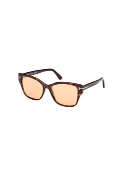 Tom Ford Eyewear - Women Brown Lens Full Rim Sunglasses - FT1108 55 52E (55)