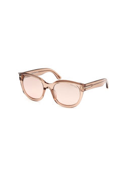 Tom Ford Eyewear - Women Pink Lens Full Rim Sunglasses - FT1114 54 45G (54)