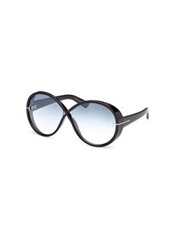 Tom Ford Eyewear - Women Blue Lens Full Rim Sunglasses - FT1116 64 01X (64)