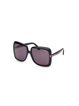 Tom Ford Eyewear - Women Purple Lens Full Rim Sunglasses - FT1156 59 01A (59)