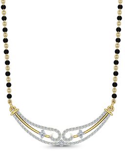 DISHIS - 18k BIS Hallmark Yellow Gold and Diamond Tanmaniya Pendant