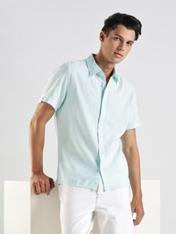 Calvin Klein - Blue Solid Regular Fit Shirt
